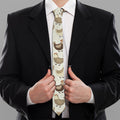 Cute Chicken Pattern Print Necktie