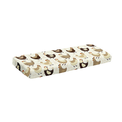 Cute Chicken Pattern Print Piano Keyboard Cover