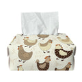 Cute Chicken Pattern Print Rectangle Tissue Box Cover