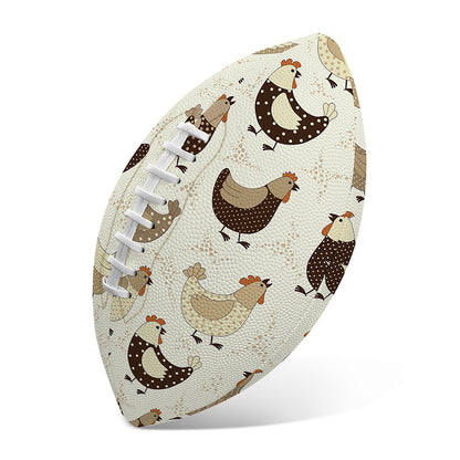 Cute Chicken Pattern Print Rugby Ball