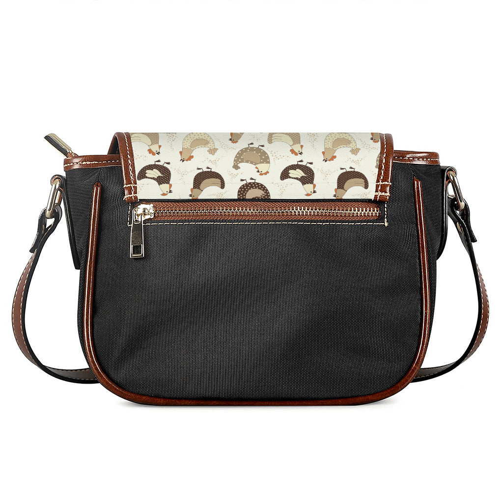 Cute Chicken Pattern Print Saddle Bag