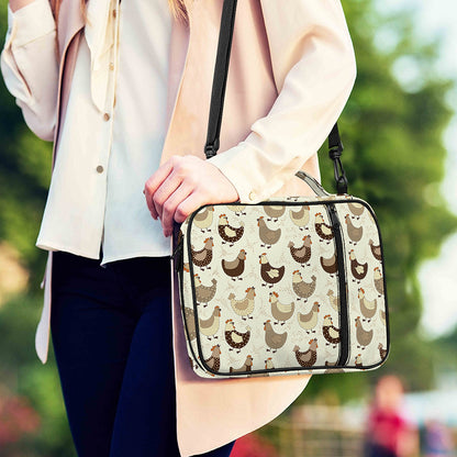 Cute Chicken Pattern Print Shoulder Strap Bible Bag
