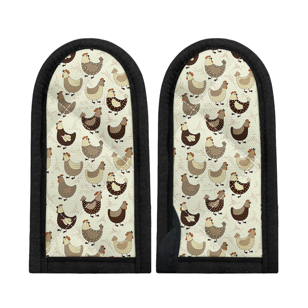 Cute Chicken Pattern Print Skillet Handle Cover