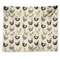 Cute Chicken Pattern Print Tapestry