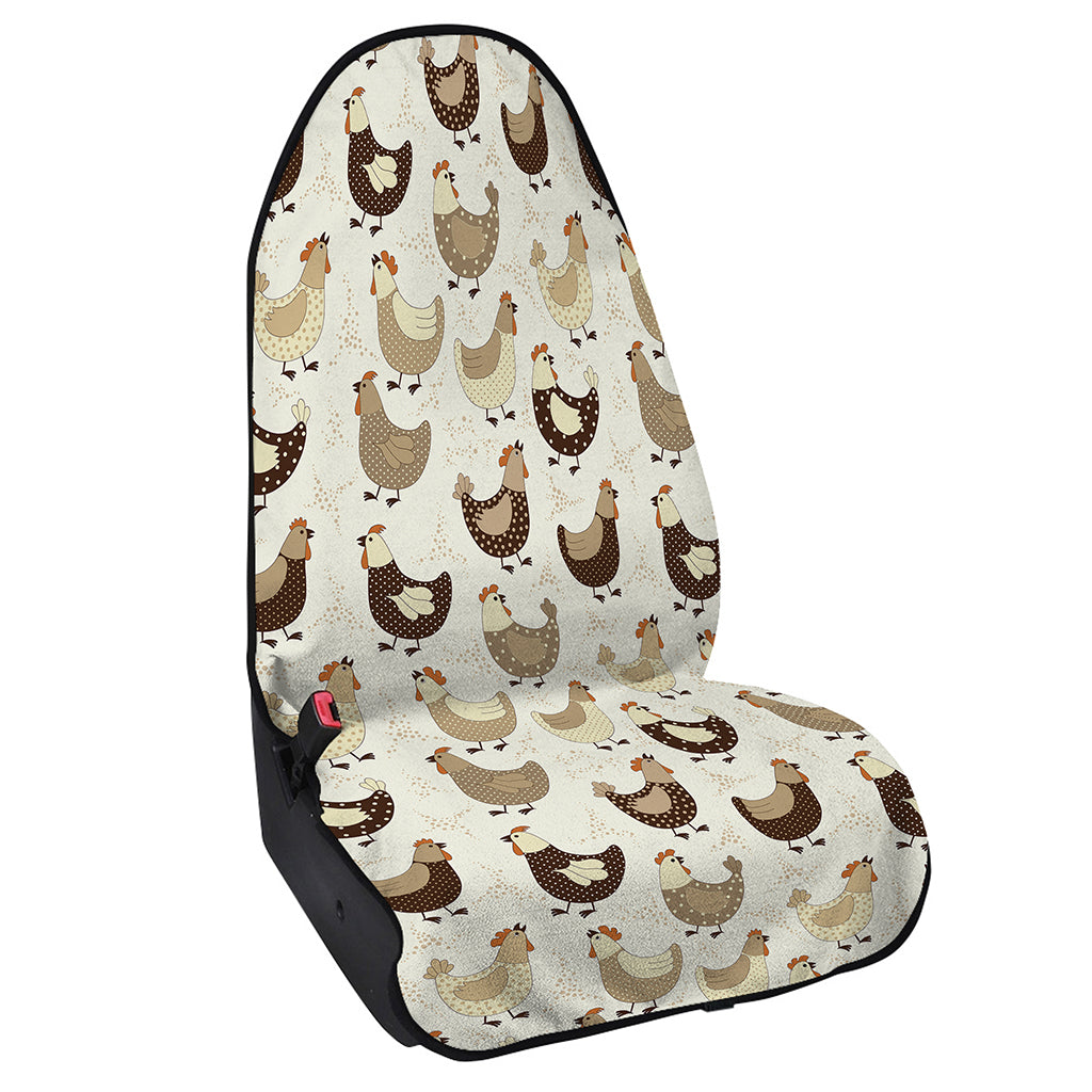 Cute Chicken Pattern Print Waterproof Car Seat Cover