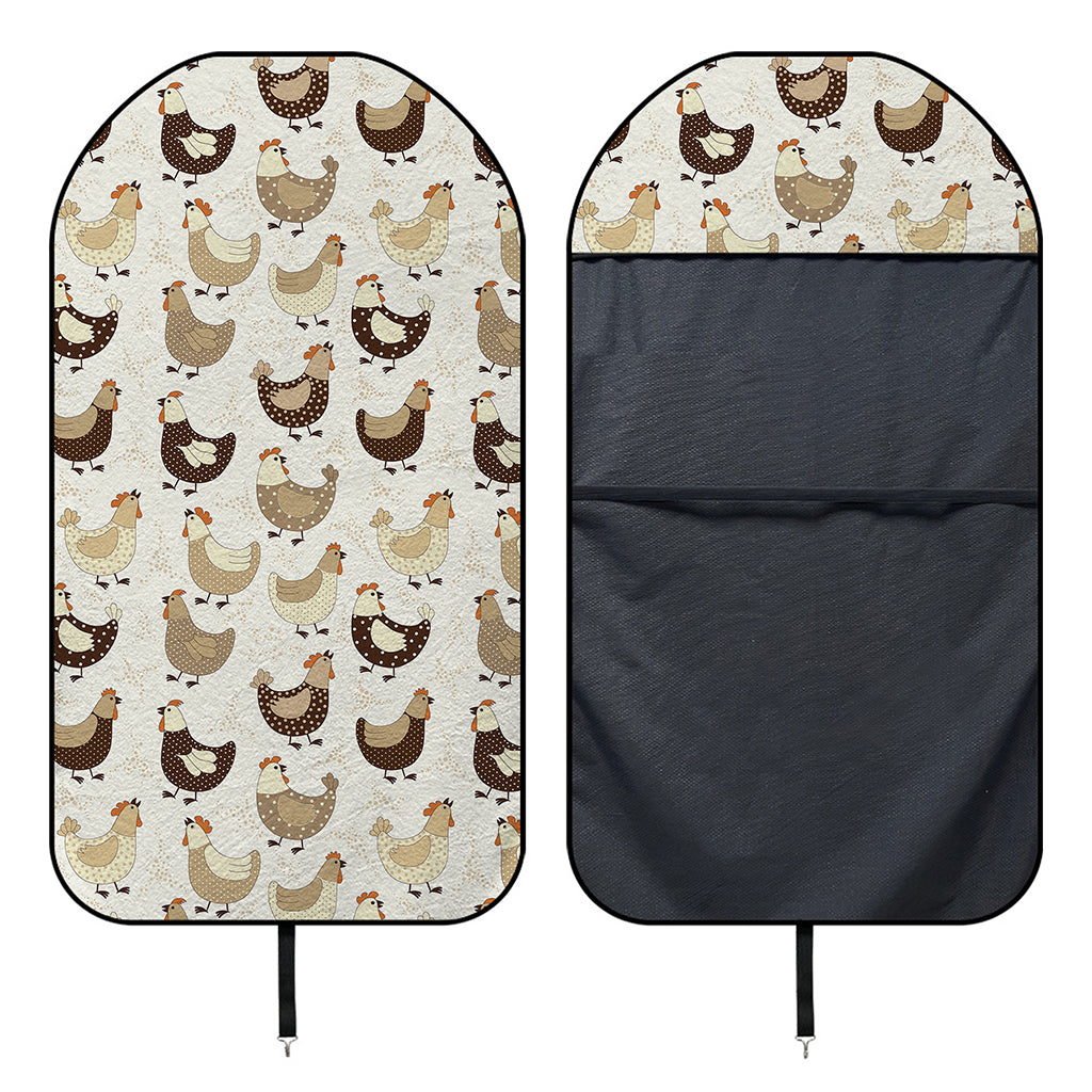 Cute Chicken Pattern Print Waterproof Car Seat Cover