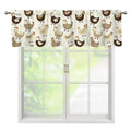 Cute Chicken Pattern Print Window Valance