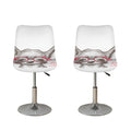 Cute Chihuahua With Glasses Print Bar Stool Covers