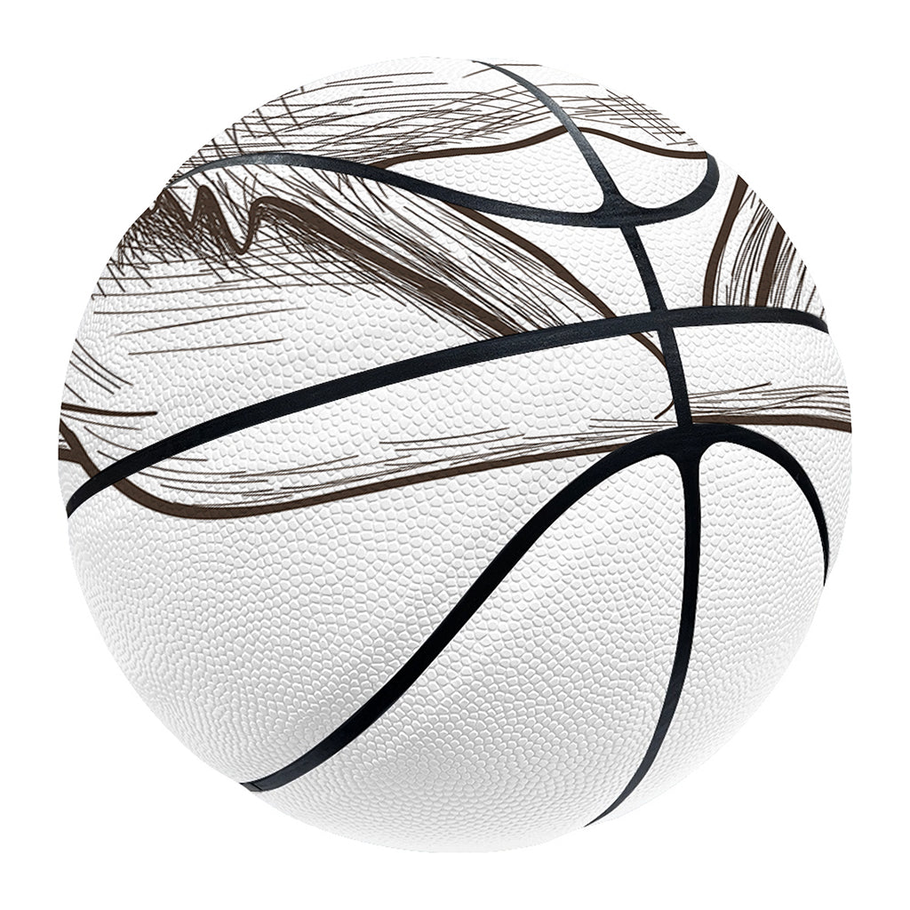Cute Chihuahua With Glasses Print Basketball