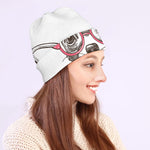 Cute Chihuahua With Glasses Print Beanie