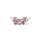 Cute Chihuahua With Glasses Print Bed Runner