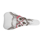 Cute Chihuahua With Glasses Print Bicycle Seat Cover
