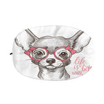 Cute Chihuahua With Glasses Print Car Side Mirror Covers