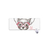 Cute Chihuahua With Glasses Print Extended Mouse Pad