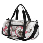 Cute Chihuahua With Glasses Print Gym Bag
