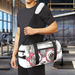 Cute Chihuahua With Glasses Print Gym Bag