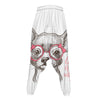 Cute Chihuahua With Glasses Print Hammer Pants