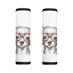 Cute Chihuahua With Glasses Print Handle Covers