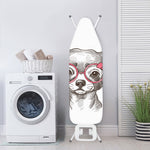 Cute Chihuahua With Glasses Print Ironing Board Cover