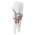 Cute Chihuahua With Glasses Print Men's Compression Pants