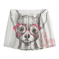 Cute Chihuahua With Glasses Print Mesh Shorts