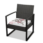 Cute Chihuahua With Glasses Print Outdoor Seat Cushion Cover