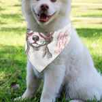 Cute Chihuahua With Glasses Print Over The Collar Dog Bandana
