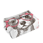 Cute Chihuahua With Glasses Print Rectangle Tissue Box Cover