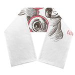 Cute Chihuahua With Glasses Print Scarf