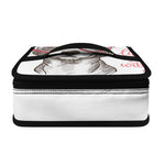 Cute Chihuahua With Glasses Print Small Lunch Bag