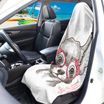 Cute Chihuahua With Glasses Print Waterproof Car Seat Cover