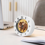 Cute Chinese Ox Zodiac Print Alarm Clock