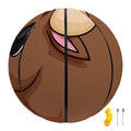 Cute Chinese Ox Zodiac Print Basketball