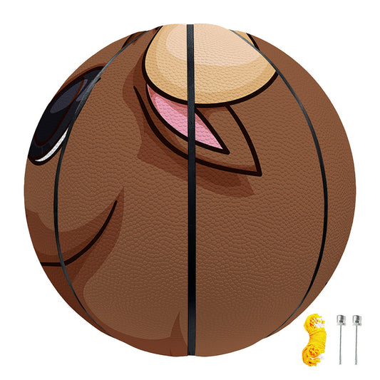 Cute Chinese Ox Zodiac Print Basketball