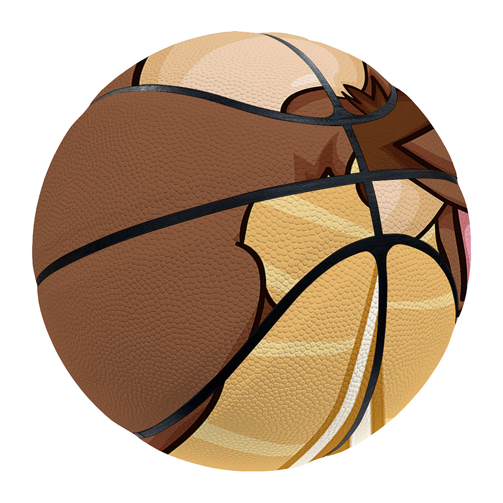 Cute Chinese Ox Zodiac Print Basketball
