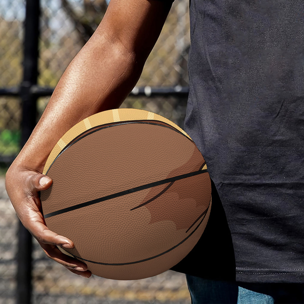 Cute Chinese Ox Zodiac Print Basketball