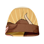 Cute Chinese Ox Zodiac Print Beanie