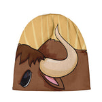Cute Chinese Ox Zodiac Print Beanie
