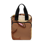 Cute Chinese Ox Zodiac Print Bible Tote Bag