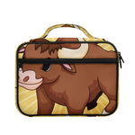 Cute Chinese Ox Zodiac Print Briefcase Bible Bag