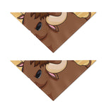 Cute Chinese Ox Zodiac Print Dog Bandana
