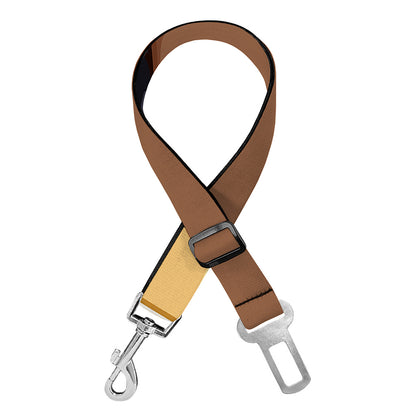 Cute Chinese Ox Zodiac Print Dog Seat Belt
