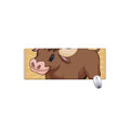 Cute Chinese Ox Zodiac Print Extended Mouse Pad