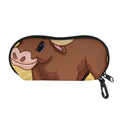 Cute Chinese Ox Zodiac Print Glasses Case