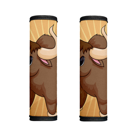 Cute Chinese Ox Zodiac Print Handle Covers