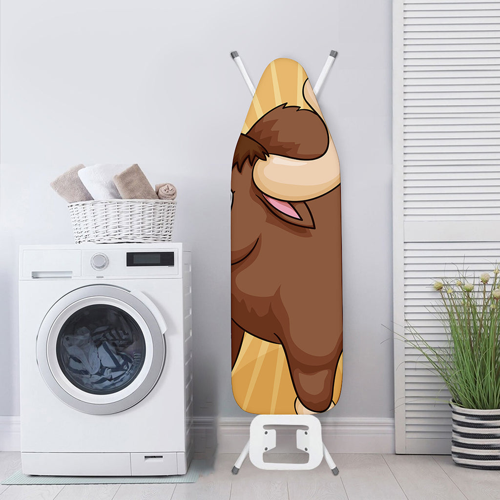 Cute Chinese Ox Zodiac Print Ironing Board Cover