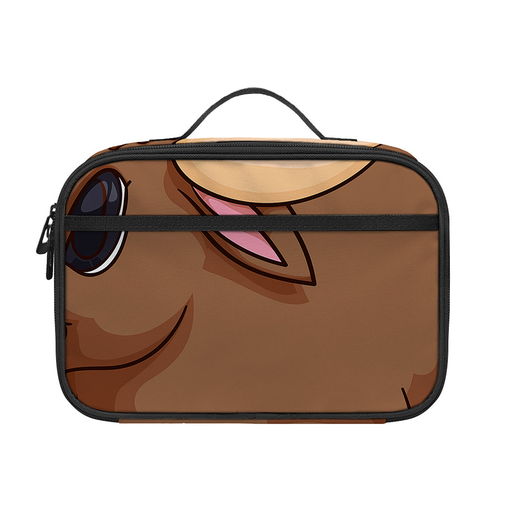 Cute Chinese Ox Zodiac Print Portable Lunch Bag