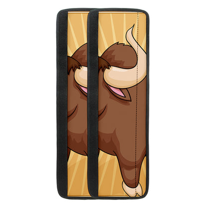 Cute Chinese Ox Zodiac Print Refrigerator Handle Covers