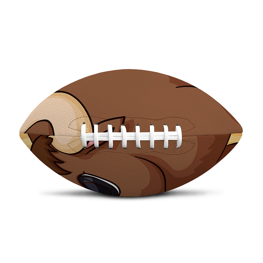 Cute Chinese Ox Zodiac Print Rugby Ball