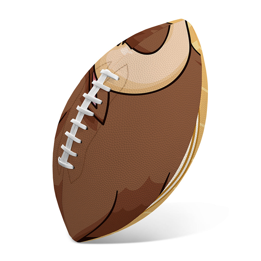 Cute Chinese Ox Zodiac Print Rugby Ball